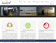 Tablet Screenshot of farowind.com